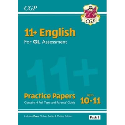 11+ GL English Practice Papers: Ages 10-11 - Pack 3 (with Parents' Guide & Online Edition), Taschenbuch von Cgp Books, CGP Books, 978-1-83774-111-3