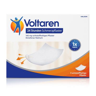 Voltaren 24 Stunden Schmerzpflaster 5 St Pflaster