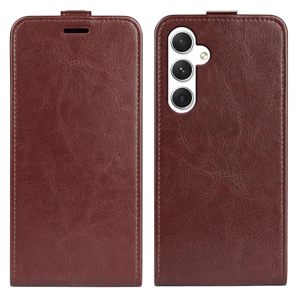 Cover-Discount Klassisches Flip Case vertikal braun (Samsung Galaxy S24) (660166460D)
