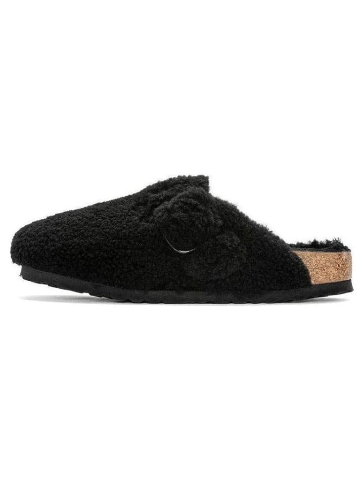Birkenstock Clogs "Boston Big Buckle" in Schwarz - 37