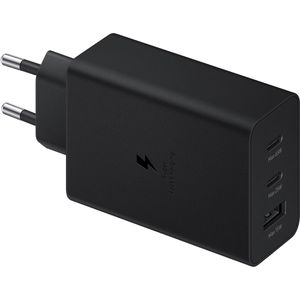 Samsung USB-Ladegerät EP-T6530, 65 Watt, 2x USB-C und 1x USB-A, 3 Ports, Schnellladegerät
