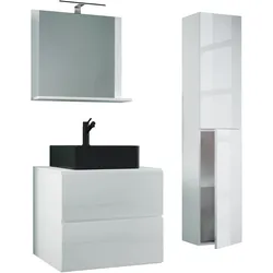 VCM, Badmöbelset, 4-tlg Waschtisch Badmöbel Lendas 60 cm L