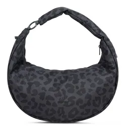 JOHNNY URBAN Umhängetasche Lou Large Half Moon Bag grey leo - 21