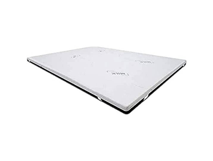 DUÉRMETE ONLINE Viskoelastischer Topper Prime 5 cm Dicke Ökologisches Milk-Protein-Gewebe antiallergisch und antistatisch, Anti-Stress-Effekt, 135 x 190 cm