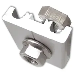 Schletter Solar Blitzschutzklemme Alu vormont. f. Runddraht DM 8 mm