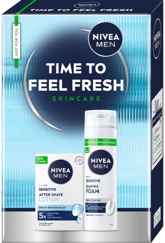 NIVEA MEN Time to Feel Fresh gift set for shaving