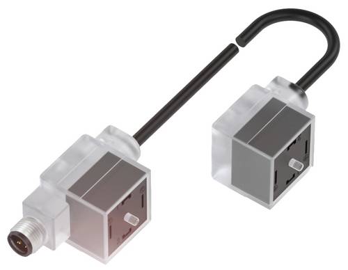 BALLUFF BCC0HL1 Y-Verteiler Stecker, gewinkelt, Stecker, gewinkelt 0.40m Polzahl Sensoren: 4, 4 1St.