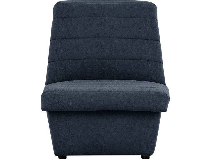 Sessel LOOKS VIII , blau (dunkelblau), B:72cm H:92cm T:103cm, 100% Polyester, LOOKS BY WOLFGANG JOOP, Sessel, Sessel, Quersteppung, ohne Armlehnen, in zwei verschiedenen Grössen