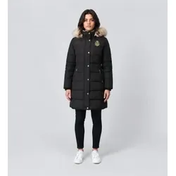 Lauren Ralph Lauren für Damen. 297P23455002 Schwarze gesteppte Jacke (XS), Lässig, Synthetisch