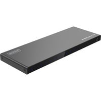 4K HDMI Splitter, 1x8 schwarz, mit Downscaler