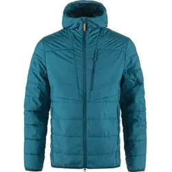 FJÄLLRÄVEN Fjällräven Herren Jacke Keb Padded Hoodie, Größe M in Türkis Türkis