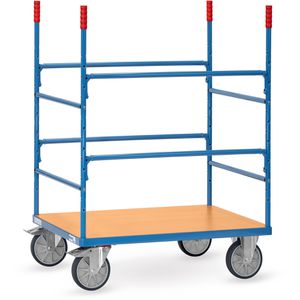 Fetra Transportwagen Materialwagen, 3540, 850 x 500 mm, mit Feststellbremse, Tragkraft 500 kg