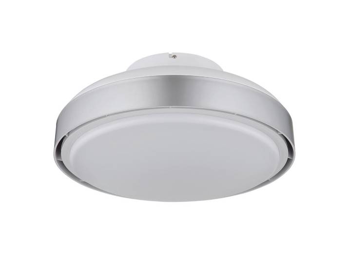 Deckenventilator Carney Opal Silberfarben Weiß D: 45cm