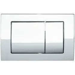 Mepa WC-Betätigungsplatte MEPA Cube 2-M Zinkdruckguss Glanzchrom, 420798 420798