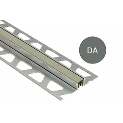 Schlüter Systems DILEX-AKSN Bewegungsfugenprofil Aluminium DA - Dunkelanthrazit Höhe: 14 mm Länge: 2,5 m