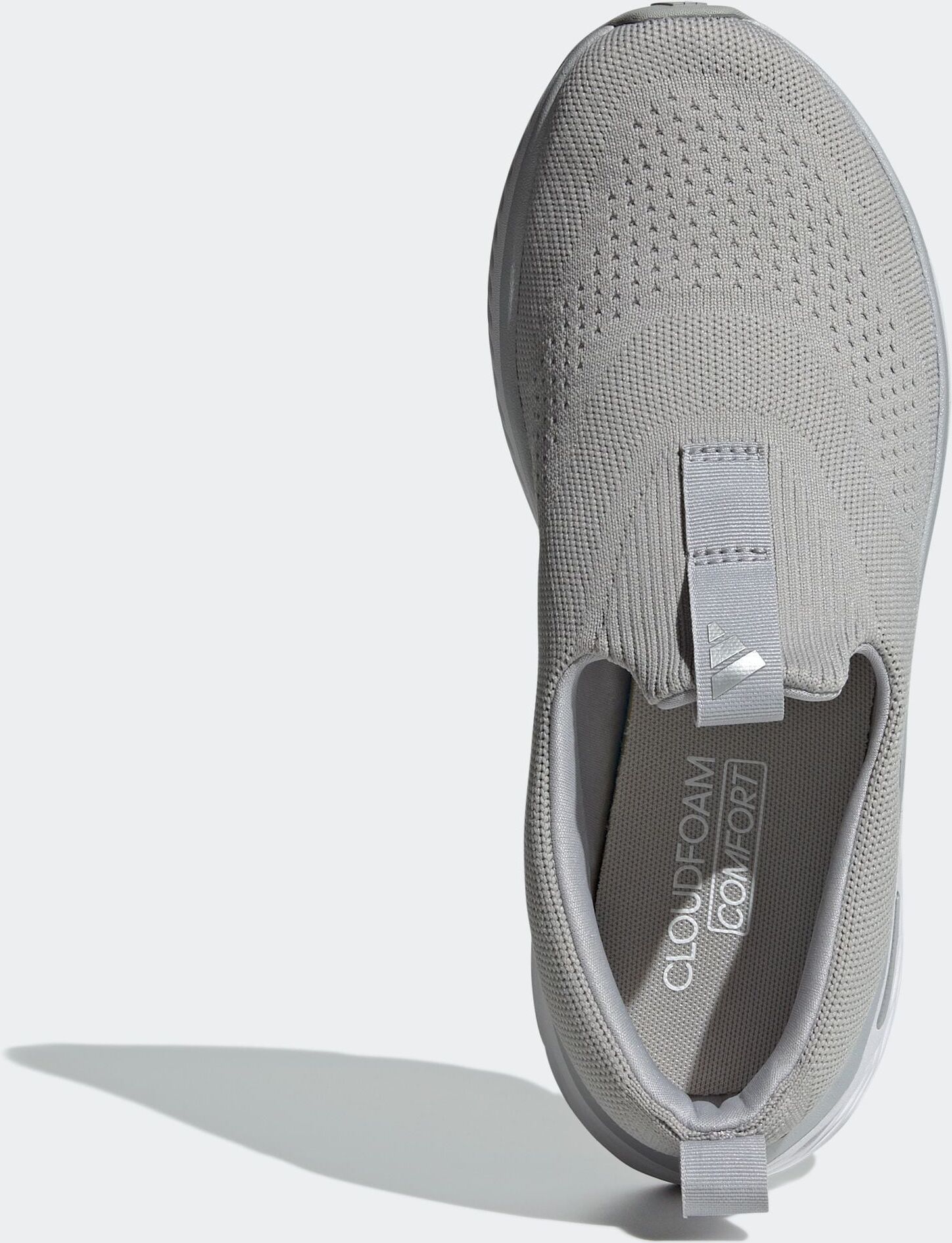 Walkingschuh ADIDAS SPORTSWEAR "CLOUDFOAM GO LOUNGER", Damen, Gr. 40, grau (mgh solid grau, silber metallic, cloud weiß), Synthetik, Textil, Schuhe Walkingschuh mgh solid grau, silber metallic, cloud weiß 40