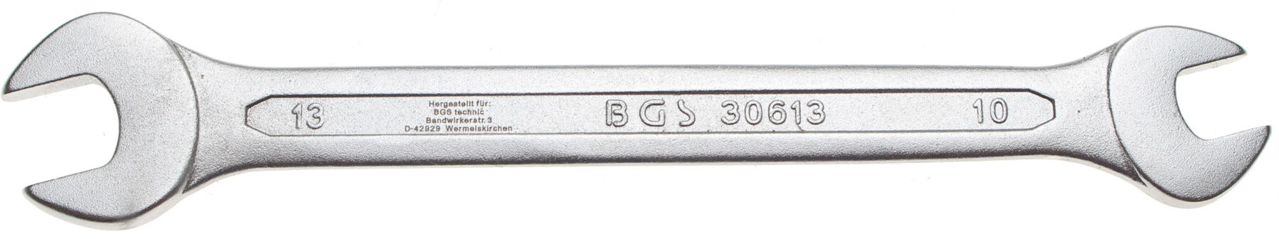 BGS Doppel-Maulschlüssel 30613, SW 10x13 mm ; BGS technic)