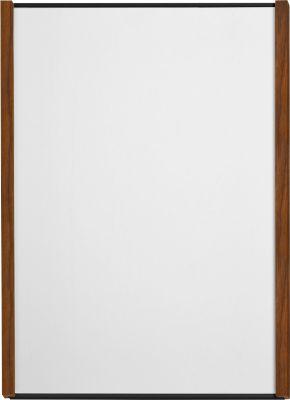 moedel Wandschild LMH, DIN A4, wechselbare Einlagen, Klebemontage, B 221,5 x H 299,5 mm, Nussbaum/schwarz