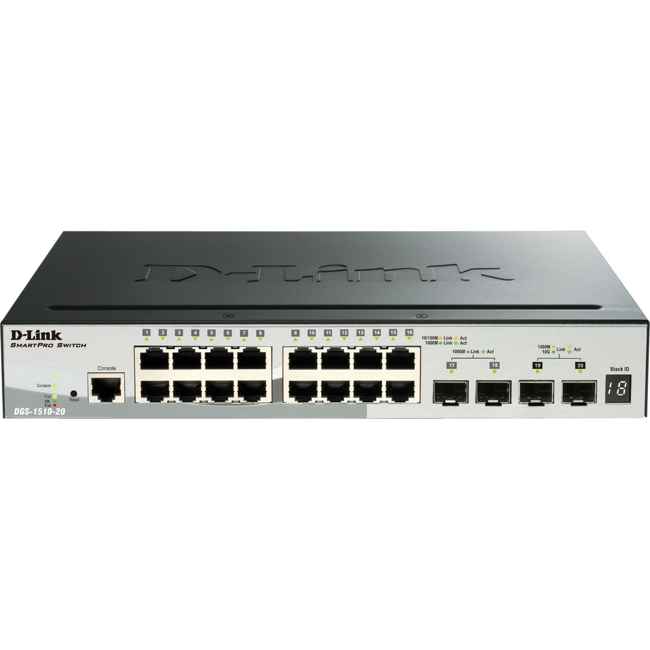 D-Link DGS-1510-20/E 20Port Smart Managed Gigabit S