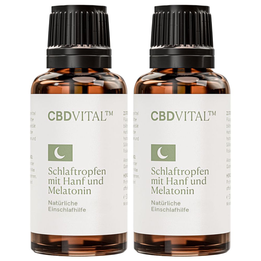 2x CBD Vital Hanf Schlaftropfen 2x30 ml Tropfen