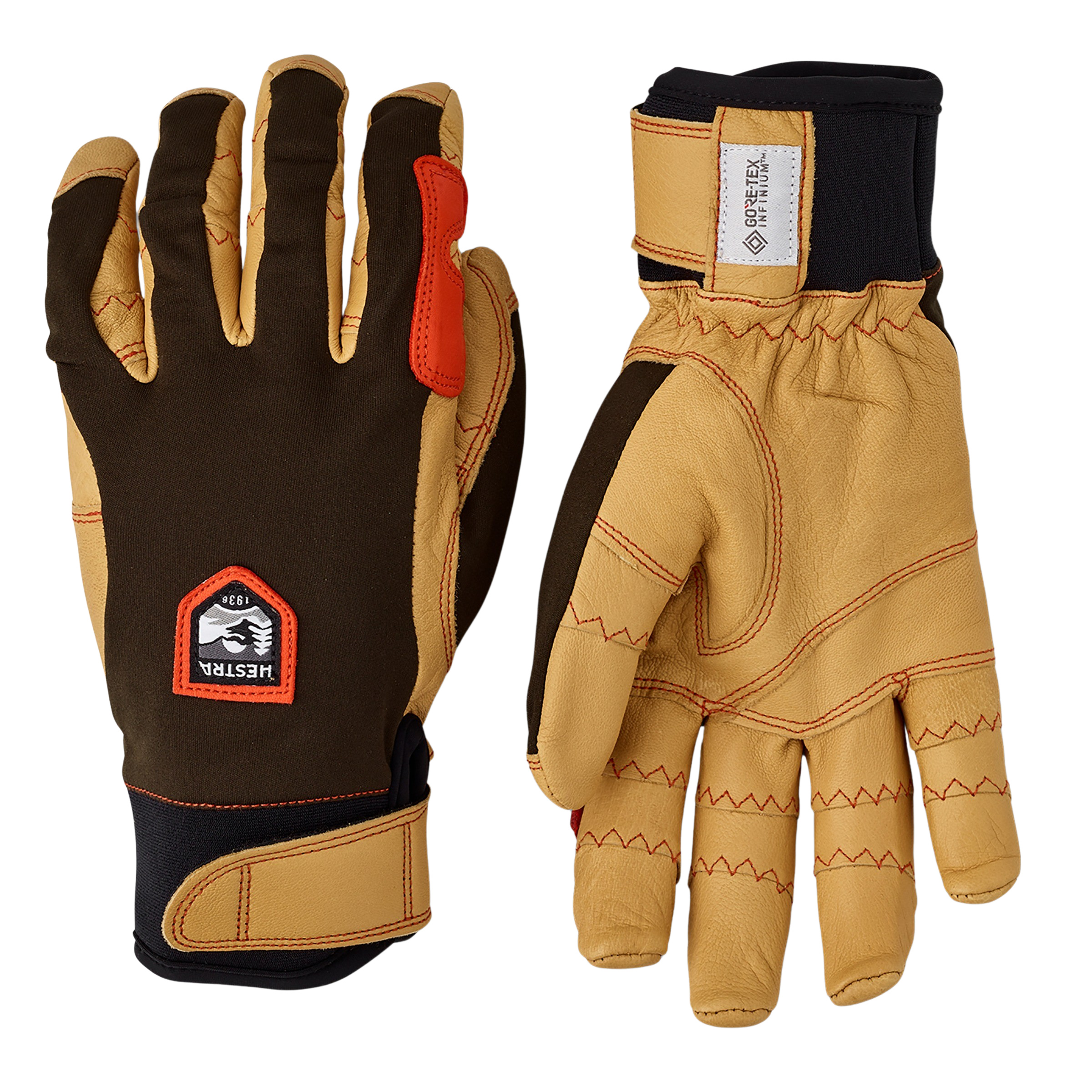 Hestra Ergo Grip Active Skihandschuhe gruen Größe 7 Trekking Winddicht Windstopper | GORE-TEX