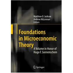 Foundations in Microeconomic Theory, Fachbücher von Matthew O. Jackson, Andrew McLennan