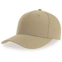 Atlantis Unisex 5-Panel Baseball Kappe Klassische Cap FIJC khaki one size