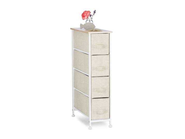 Regalsystem Design D Creme-Weiss-Hellbraun