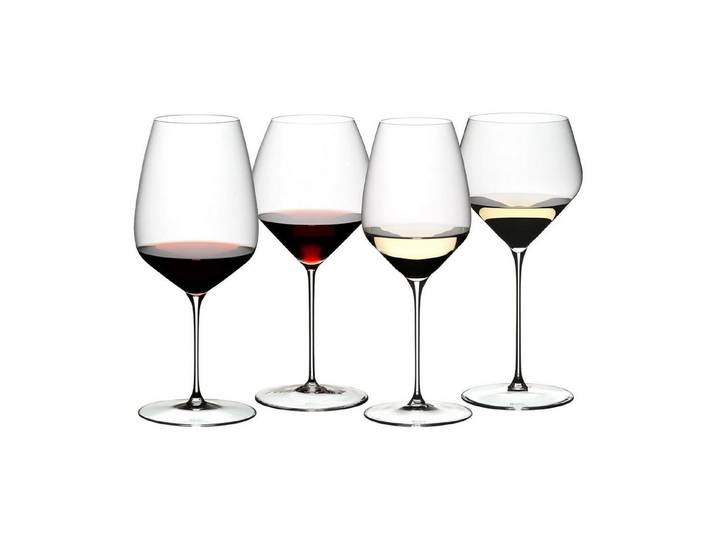 RIEDEL THE WINE GLASS COMPANY Weinglas Veloce Wein-Tasting-Set 4-tlg., 4-tlg., Glas