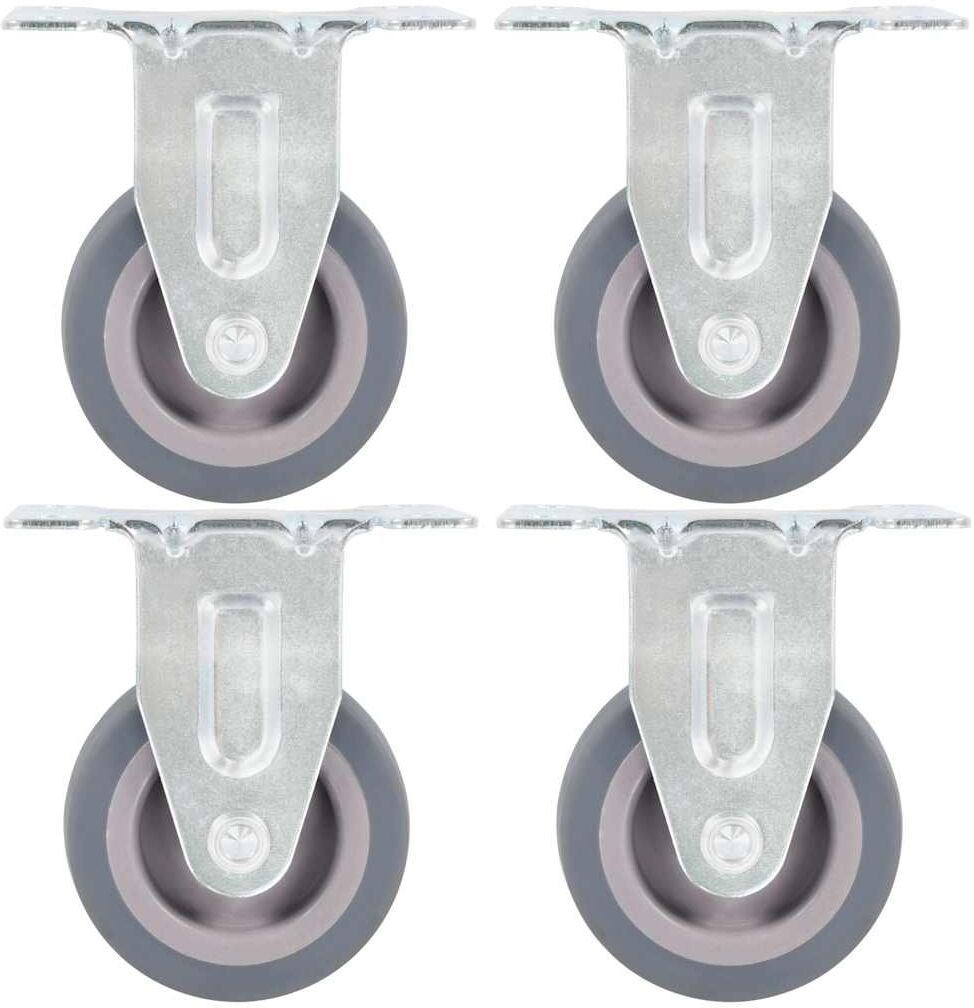 vidaXL Roulettes fixes 4 pcs 50 mm