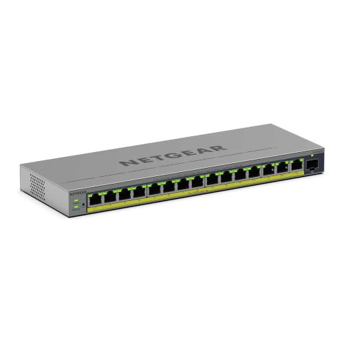 Netgear GS116EPP Managed 16-Poorts PoE Gigabit Ethernet Netwerk Switch