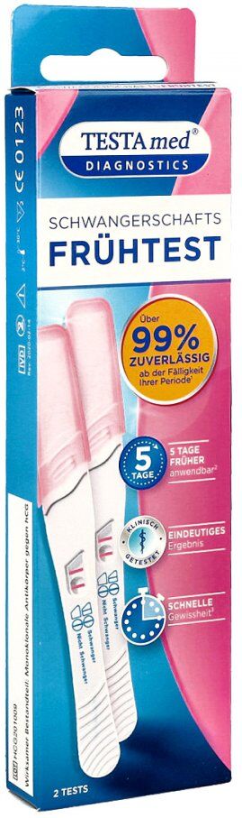 Testamed Schwangerschaftstest 2er 1Pck