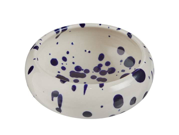 Dipschale BOOGY SPLASH 9 x 3 x 9cm Blau/Dunkelblau