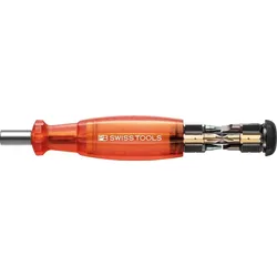 PB SWISS TOOLS Magazin-Bithalter rot 8-teilig Schlitz PH TX