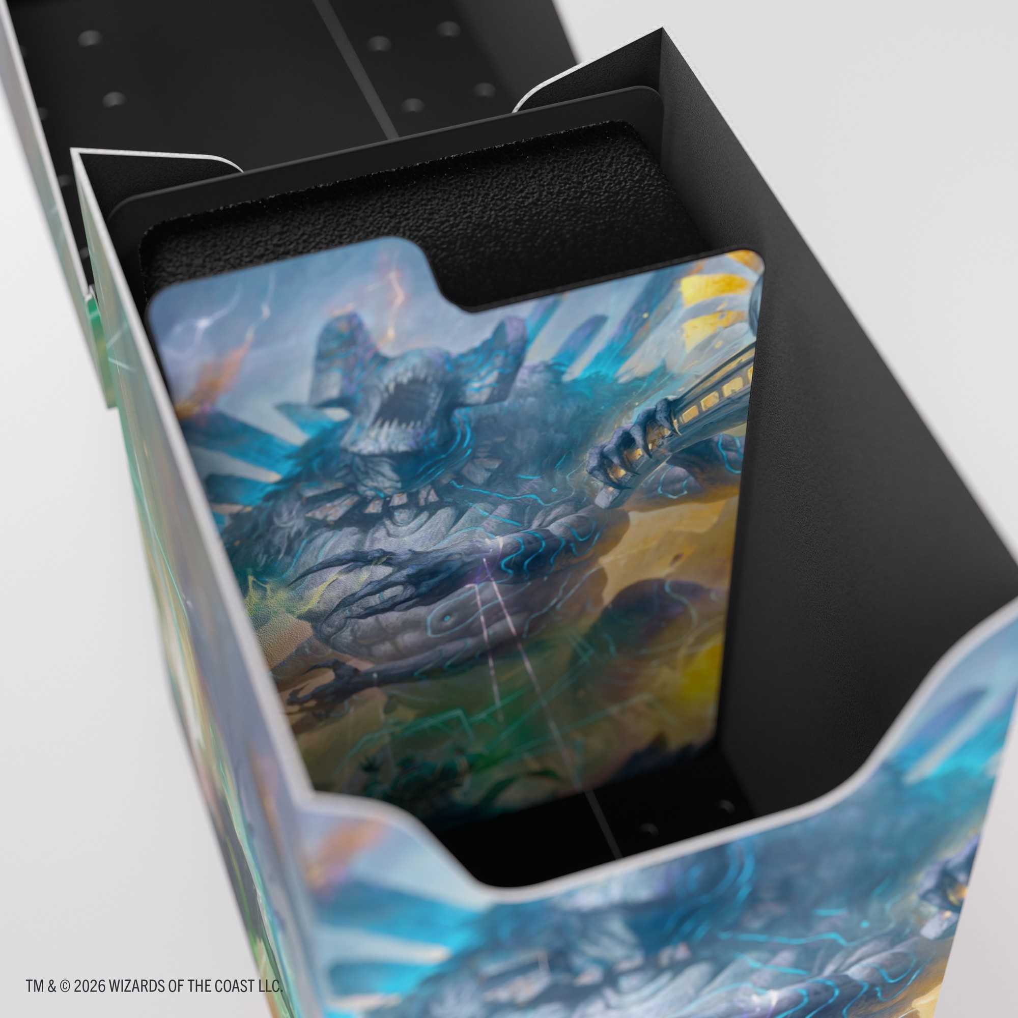 Gamegenic Magic: The Gathering Secrets of Strixhaven Soft Dynacrate 100+ XL – Fight Scene 1, Officially Licensed Card Storage for Large Decks