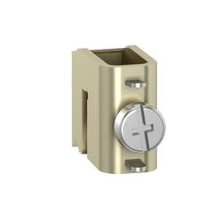 Schneider Electric LA9ZX01285 Steckverbinder 1p für Flachstangen, Größe 5mm- max. 270A, 4 bis 35mm2 Verbindungselement 50 St.