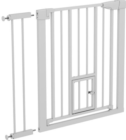 Puerta trasera con puerta para mascotas Guardian 2.0 (blanca) - TULANO