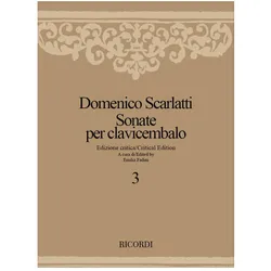 Sonate per clavicembalo vol. 3, Fachbücher von Domenico Scarlatti
