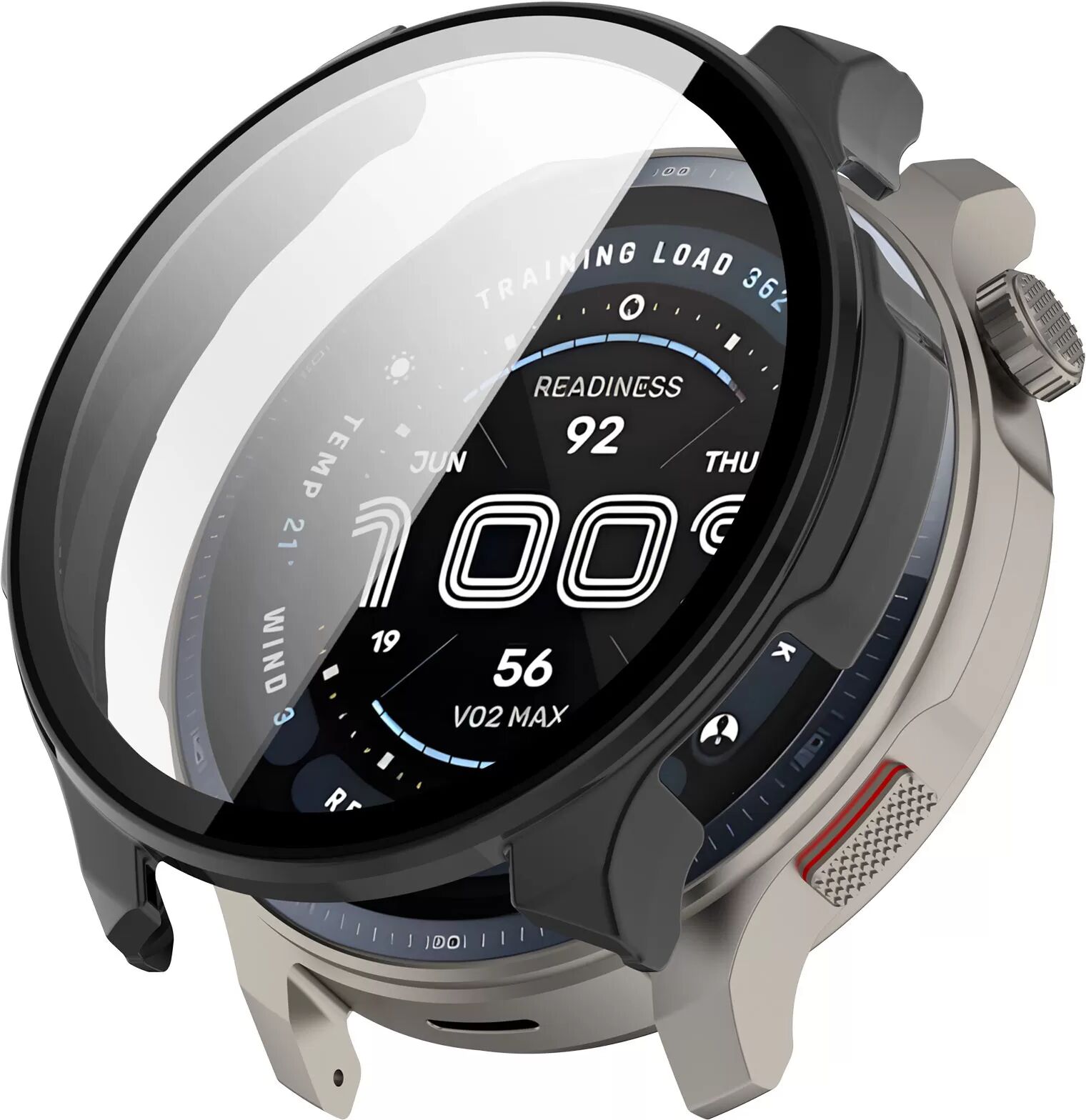 INF Kompatibel mit der Schutzhülle für Amazfit Balance 2 Schwarz