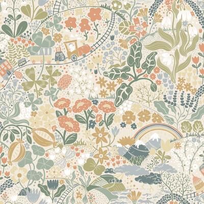 York Wallcoverings Bygga Bo Neutral Wallpaper