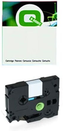 Q-nomic TZe-N221 cinta negro sobre blanco 9 mm