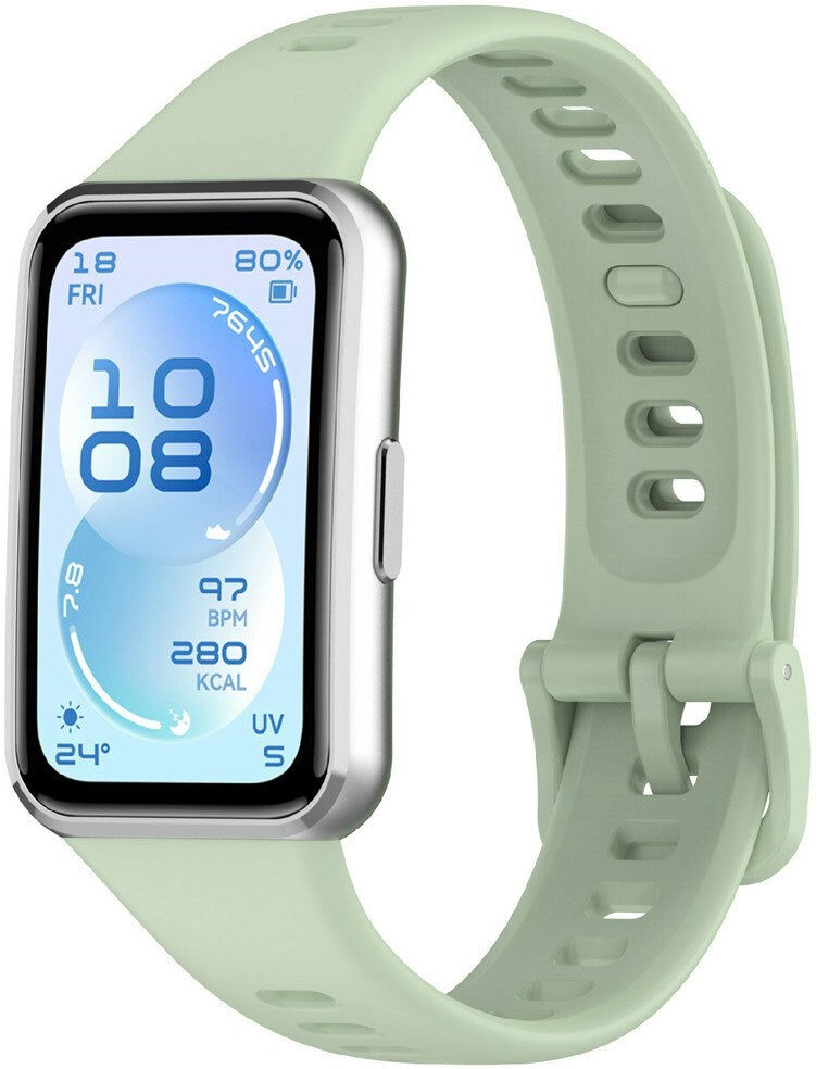 Huawei Band 11 / 11 Pro EIDERWOOD Silikone Urrem - Lysegrøn