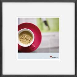walther+ design KB440H Bilder Wechselrahmen Papierformat: 40 x 40 cm (B x H) 40 cm x 40 cm Schwarz