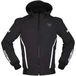 Modeka Clarke Sport Motorrad-Softshell-Jacke - schwarz-weiß - S