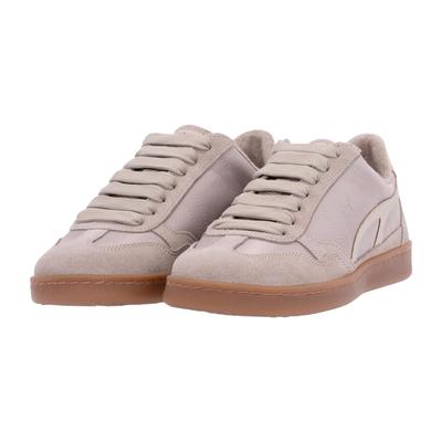 Sneaker JOOP "velluto misto palma sneaker xt7", Damen, Gr. 39, Baumwolle, beige, Leder, Textil, Basic, Schuhe Sneaker, Basket-Sneaker, Halbschuh, Freizeitsneaker mit seitlichem Logo