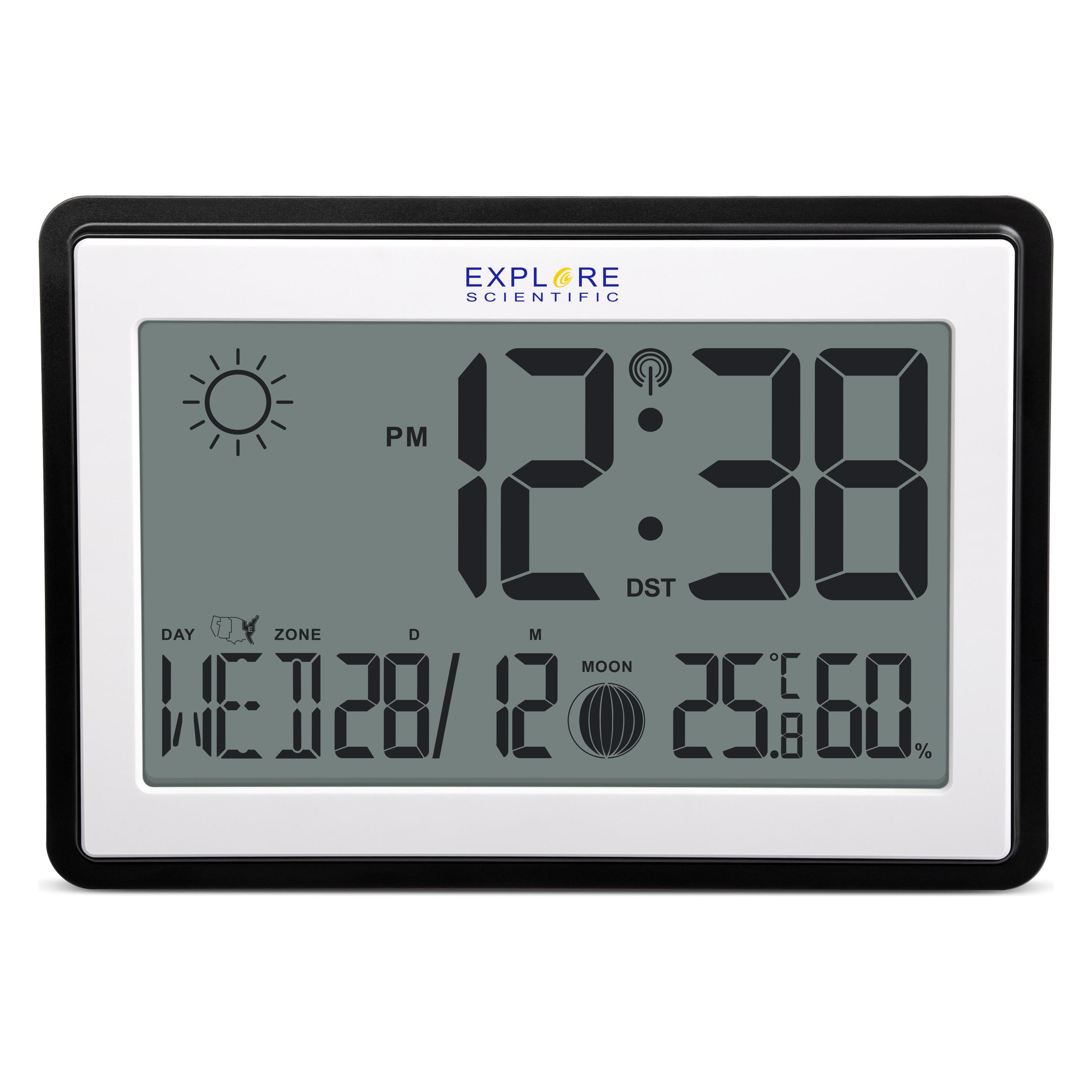 Explore Scientific RDC8002 Digitale Wetterstation Schwarz, Weiss LCD Batterie (RDC8002)