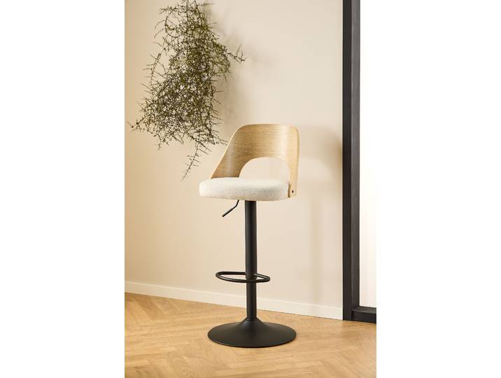Barstuhl Zoedi 2er-Set 47 x 113 x 51cm Beige