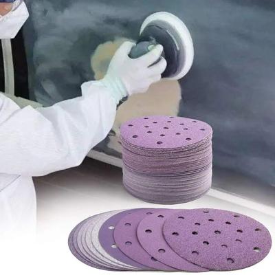 Festool Compatible 150mm 17 Hole Hook And Loop Wet Dry Sanding Discs (602000 Grit) 10pcs 400 Grit
