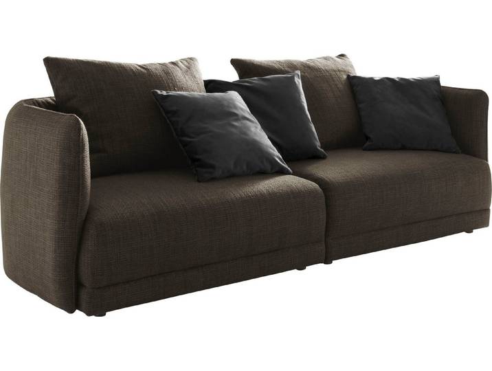designwerk Big-Sofa New York, anmutendes Designsofa, mit schmaler Arm- & Rückenlehne