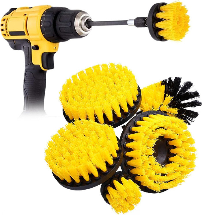 Sillar set borstels voor het reinigen van schroevendraaiers en boormachines – 5 stuks